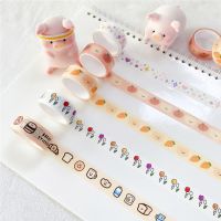 【LZ】◈  Fita de washi fofa de urso-3m. adesivo coreano de lacre para meninas fitas decorativas de papelaria faça você mesmo material escolar.