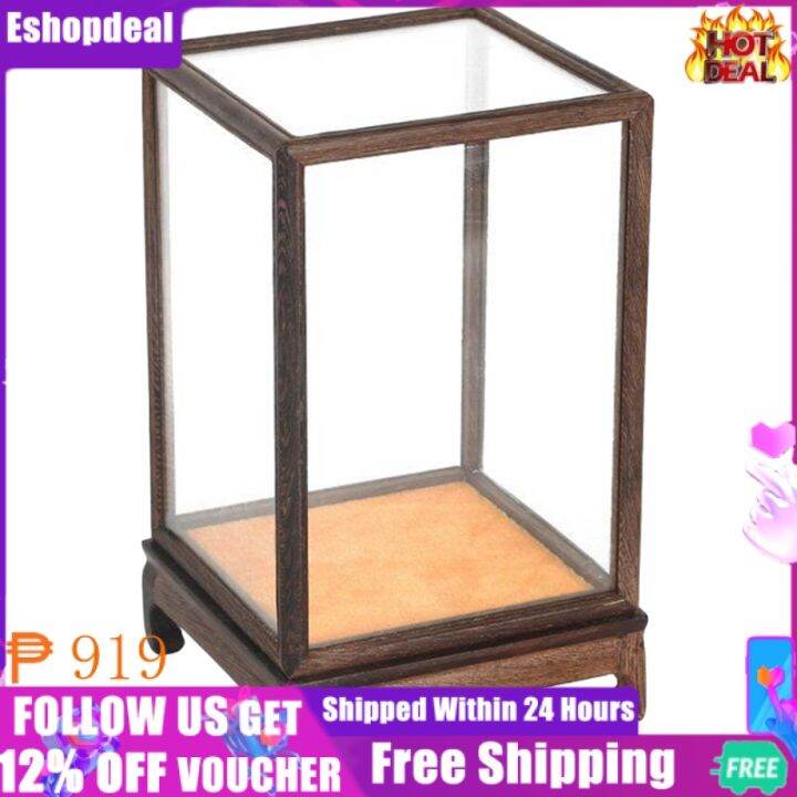 Stock】 Clear Organizer Box Clear Display Box Glass