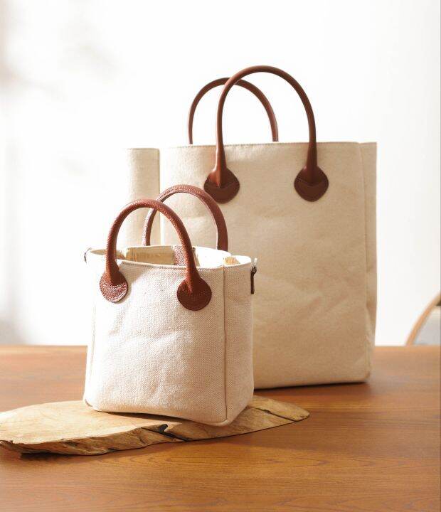 london brown mini canvas tote bag | ลอนดอนบราวน์ กระเป๋าสะพายข้าง ผ้า ...