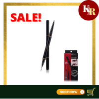 Browit High Technique Duo Eyeliner อายไลเนอร์ 2 หัวในแท่งเดียว จากบราวอิท ด้านหนึ่งเป็นหัวเมจิกปลายเรียว ให้เส้นสีดำคมกริบ เนื้อสีชัด แห้งไว อีกด้านเป็นดินสอเขียนขอบตาล่าง สีน้ำตาลเข้มดูเป็นธรรมชาติ เนื้อนุ่ม เขียนลื่น กันเหงื่อ กันน้ำ ติดทนนาน