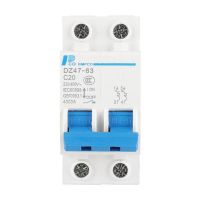 Accessories Circuit Breaker Air Switch Miniature Overcurrent Trip 16A/20A/32A/63A 2 P 36x78mm DC Dual Connection