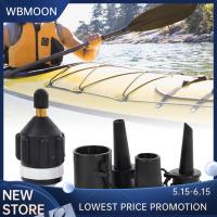 WBMOON อะแดปเตอร์แปลงลิ้นปิดเปิดเครื่องสูบสำหรับเรือคายัคที่นอนเป่าลม4x