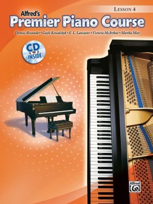 Premier Piano Course 4 | LESSON (CD Included)