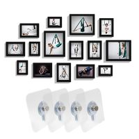 【cw】 8PCS/Set Non-Trace Self Adhesive Nails Hook For Photo Frame Picture Frame Hole Hanging Nail Wall Paste Tack Photos Cross Stitch