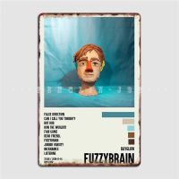 Fuzzybrain Dayglow โปสเตอร์โลหะโล่ผับภาพจิตรกรรมฝาผนังปรับแต่งตกแต่งผนังดีบุกเข้าสู่ระบบโปสเตอร์ใหม่