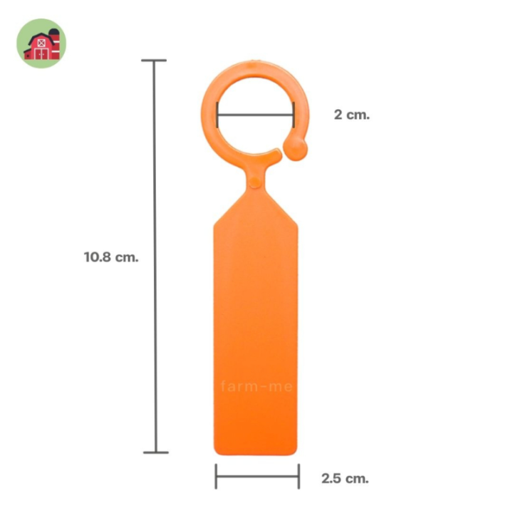dimama-แท็กต้นไม้-ป้ายแท็ก-ป้ายแขวนต้นไม้-แบบแขวน-แผ่นหนา-100ชิ้น-กันน้ำ-ป้ายชื่อพลาสติก-ตกแต่งสวน