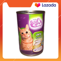 Catty Cat อาหารแมวกระป๋อง รสปลาทูในเยลลี่CF33 400g.