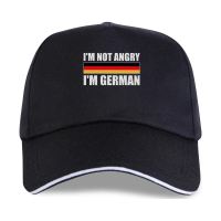 Im Not Angry Im German Funny Oktoberfest Baseball cap Germany Flag Cotton Harajuku Tops Fashion Classic