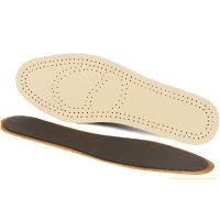 [Fashion goods060]Ultra Thin Breathable DeodorantInsoles Pigskin ดูดซับเหงื่อเปลี่ยน InnerShoes Insole Pads