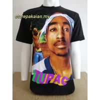 (พร้อมสต็อก) 2PAC It "S A Set Up 100 Cotton Rock Band T-Shirt,Baju BandMen T-Shirt