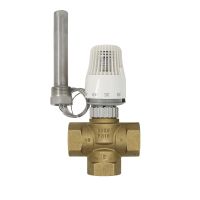 【hot】❖◊  30-70 degree control Floor heating system thermostatic radiator valve M30x1.5 Three way Thermowell  DN25