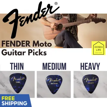 1pc Fender Celluloid Guitar Picks 0.46/0.68/1.00mm Mediator