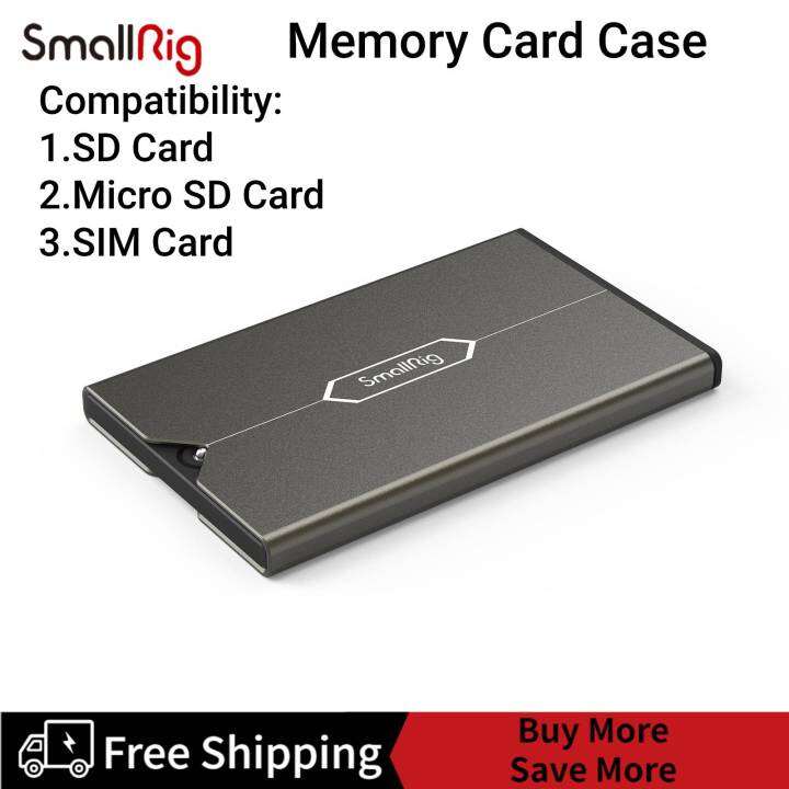 SmallRig Memory Card Case Holder Memory Card Storage Holder for SD