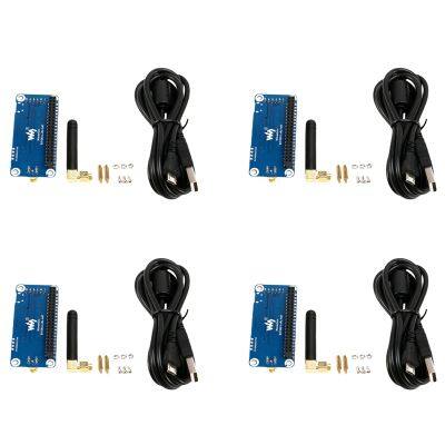 4X Waveshare SX1262 LoRa HAT for Raspberry Pi Covers 915MHz Frequency Band with Spread Spectrum Modulation