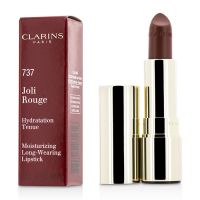 Clarins ลิปสติก Joli Rouge (ลิปสติกให้สีสวยนานผสมมอยซ์เจอไรเซอร์ ) - No. 737 Spicy Cinnamon 3.5g/0.1oz