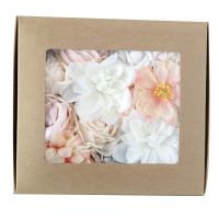 Artificial Rose Flowers Combo Box for Wedding Bouquets Bridal Shower Centerpieces Party Arrangements Home Decorations
