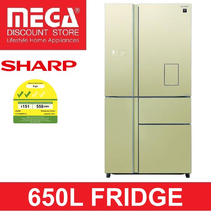 sharp refrigerator 650l