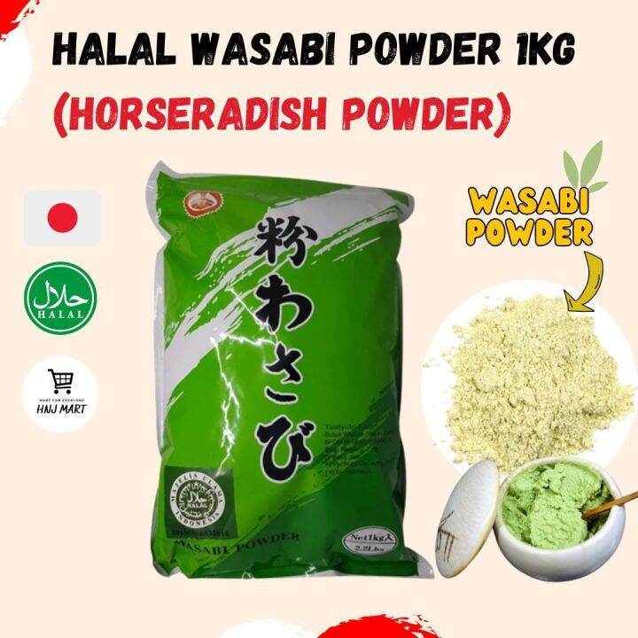 HALAL Wasabi Powder 1kg (Horseradish Powder) Lazada