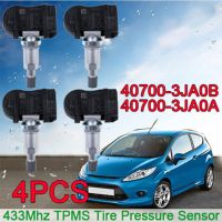 YAOPEI-Sistema De Control Presión De Neumáticos, Dispositivo Con เซ็นเซอร์ TPMS 407003JA0A, Para นิสสันอินฟินิตี้433Mhz, 40700-3JA0B, 407003JA0B, 4 Uds.