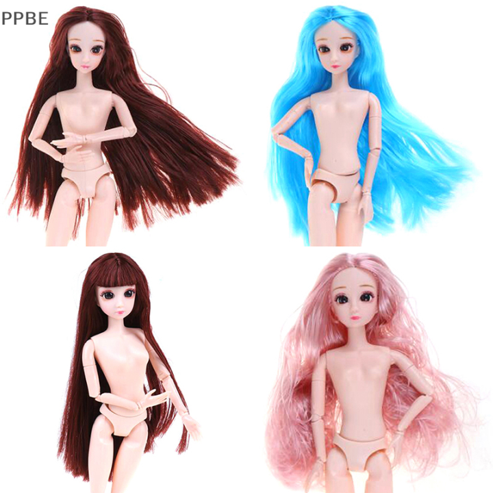 ppbe-30cm-bjd-ตุ๊กตาเจ้าหญิงสวยตุ๊กตาหัว-diy-ตุ๊กตาผม