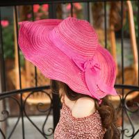 Fashion Wide Brim Sun Visors Women 39;s Summer Hat 2022 New Bowknot Straw Hats Beach Bucket Hat UV Protection Caps Girls Summer Cap
