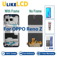 สำหรับ OPPO K5 Reno Z จอแสดงผล LCD หน้าจอสัมผัสแผง Digitizer สำหรับ Realme X2 Realme XT จอแสดงผล LCD พร้อมกรอบ