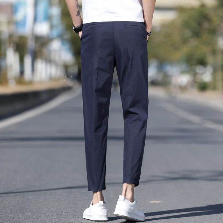 casual-pants-mens-summer-new-men-pants-black-blue-ankle-length-pants-gray-slacks-man-pantalon