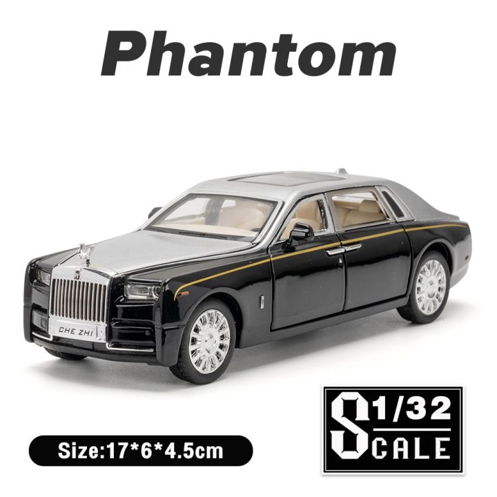 ขายดี-ชุดโมเดลรถยนต์โลหะหล่อจากโลหะของ-phantom-1-32รถของเล่นสำหรับเด็กผู้ชายของเล่นเด็กเด็กยานพาหนะสะสมงานอดิเรก