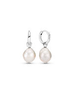 pandoraˉ pearl earrings Pandoraˉ freshwater cultured baroque pearl earrings womens jewelry 299426C01 ต่างหูไข่มุกแพนดอร่าTH