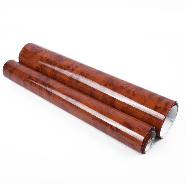 High Gloss Wood Grain Adhesive Self Adhesive Film Paper Decoration