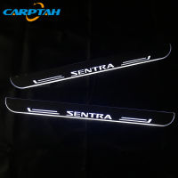 Carptah For Nissan Sentra 2013 - 2017 2018 Trim Pedal LED Car Light Door Sill Scuff Plate Pathway Dynamic Streamer Welcome Lamp