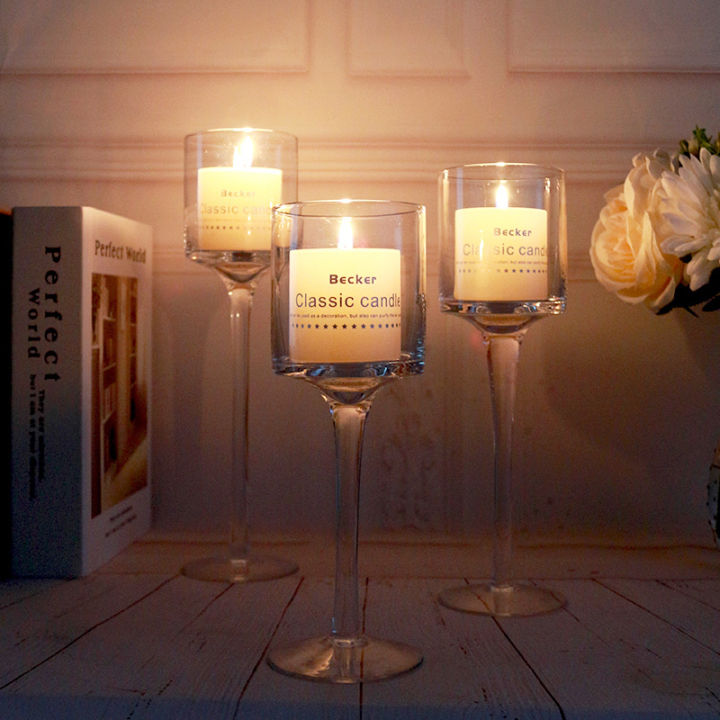 3ชิ้นชุดคริสตัลเชิงเทียนเทียนแก้ว-candleholder-ความคิดแต่งงานโรแมนติกบ้านบาร์เครื่องประดับตกแต่งงานปาร์ตี้เชิงเทียน