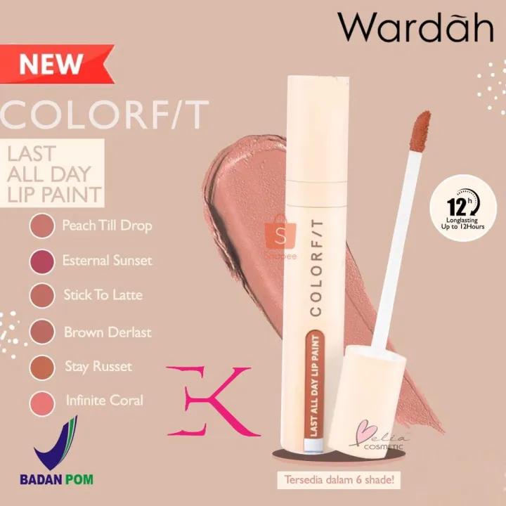 Wardah colorfit last all day lip paint