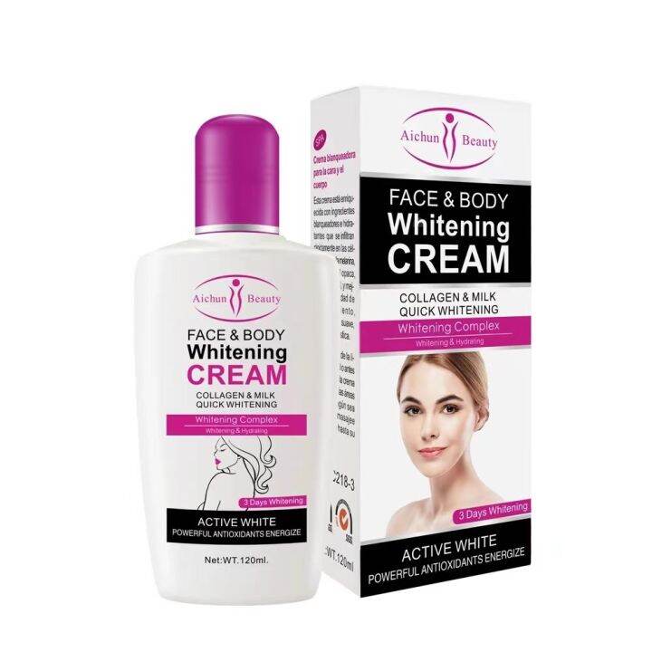 Face And Body Whitening Cream Active White Powerful Antioxidants ...