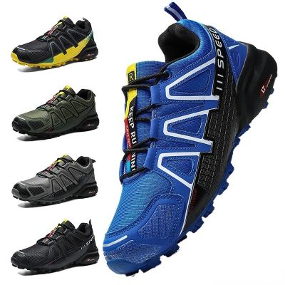 Cross-Country Sneakers Man Quality Mens Outdoor Hiking Shoes Trail Running Speed Mens Athletic Shoe Non Slip Cycling Sports Men