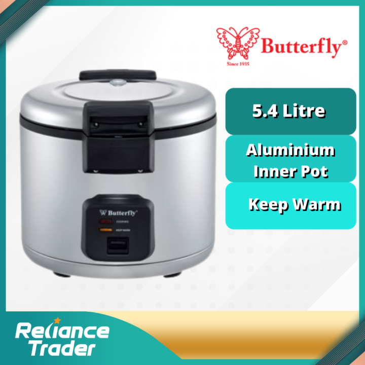 BUTTERFLY 5.4 LITRE COMMERCIAL ELECTRIC RICE COOKER BRC6060 BRC6066