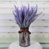 Wedding Purple Lavender High-end Simulation of Planting Hair Pastoral Style Decoration Bunch of Immortal Flowers Artificial Flowers  Plants