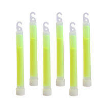 10PCS 6นิ้วเกรดอุตสาหกรรม Glow Sticks Ultra Bright Camping ไฟฉุกเฉิน SticksParty Clubs Supplies-สีเขียวสีเหลือง