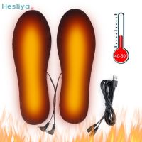 [A Like] USB Heated Shoe Insoles Electric Foot Warming Pad Feet Warmer Sock Winter Outdoor Sports Heating Insole Warm Mat 44