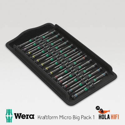 Wera Kraftform Micro Big Pack 1 Screwdriver Set 25 ชิ้น  Wera (5134000001) ชุดไขควงจาก Germany สำหรับซ่อมมือถือและ Table