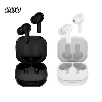 QCY T13 Wireless Headphones 7.2mm Drivers TWS Bluetooth 5.1 Earphones 40H  Long Playtime Fast Charge 4 Mic ENC HD Call Earbuds