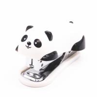 1pcs mini panda stapler cartoon office school supplies stationery paper clip Binding Binder book sewer Staplers Punches