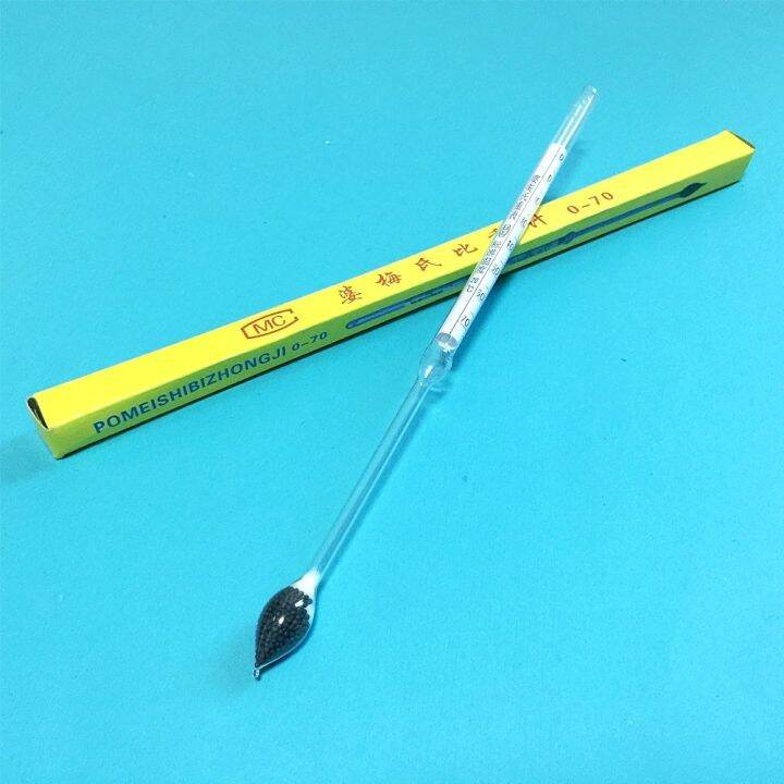 Glass 070 Salinity liquid Baume high float densitometer gauge Length