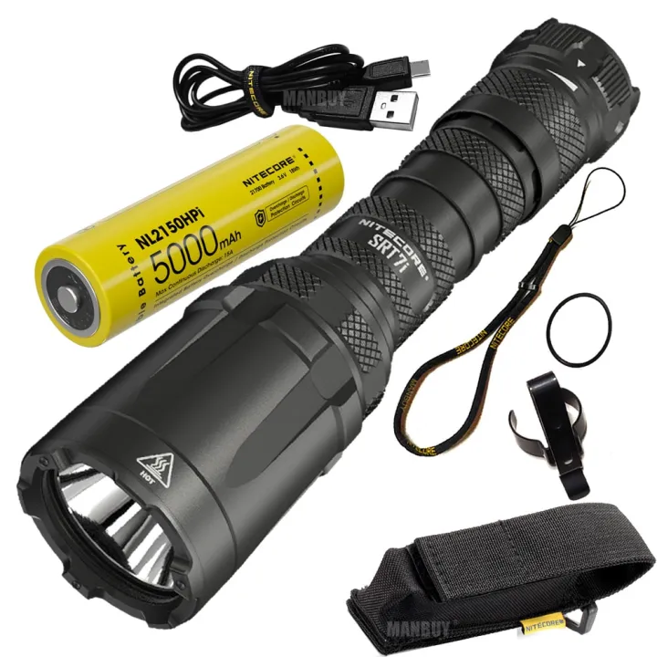 2023 Nitecore SRT7i USB-C Rechargeable Tactical Flashlight