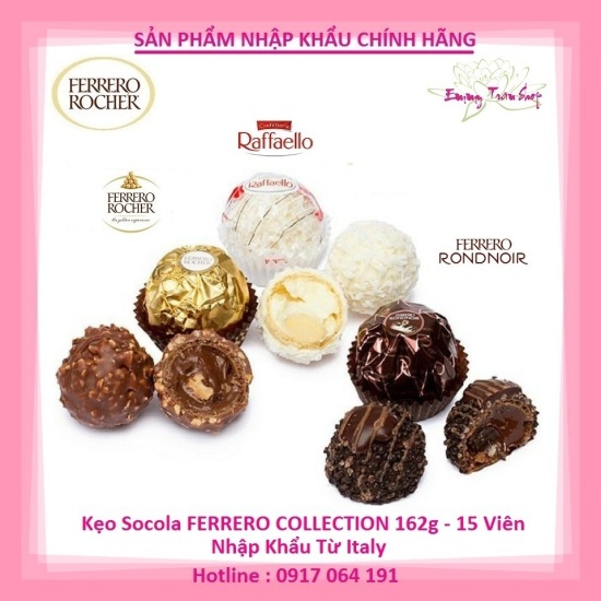 Date 7 2022 kẹo socola ferrero collection chocolate 125g 15 viên - nhập - ảnh sản phẩm 4