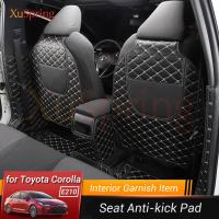 ▬♠﹍ Car Rear Seat Anti-kick Mat Pad Cover Case Cushion Sticker Car-styling 3pcs/set for Toyota Corolla 2019 2021 2022 2023 E210 12th