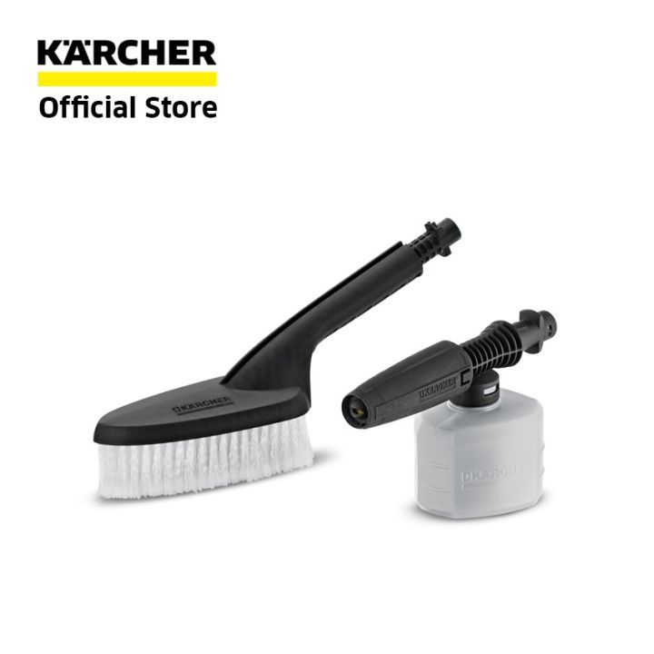 โปรโมชั่น-karcher-อุปกรณ์เสริมเครื่องฉีดน้ำแรงดันสูง-ชุดล้างรถ-หัวฉีดโฟมและแปรง-ราคาถูก-เครื่อง-ฉีด-น้ำ-แรง-ดัน-สูง