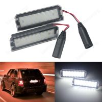 ANGRONG 2x LED License Number Plate Light For Land Rover Range Rover L405 Sport L494 2012-up Cables