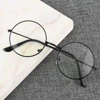 Retro Round Frame Literary Ultralight Anti-blue Light Glasses Female Anti-radiation Flat Mirror Stall Glasses