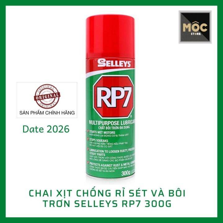 Chai xịt chống rỉ sét và bôi trơn Selleys RP7 300g, hàng chính hãng ...